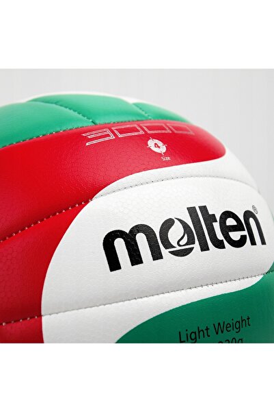 MOLTEN V4M3000-L Minge de volei de interior Alb/Roșu/Verde