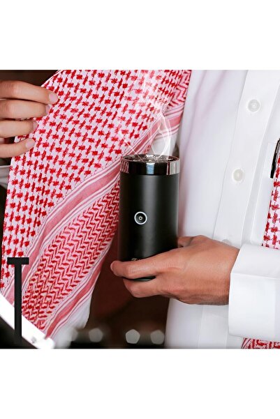 PWR Car Bakhoor with Quran Speaker, Portable Arabian Electronic Aromatherapy Incense Burner, Quran