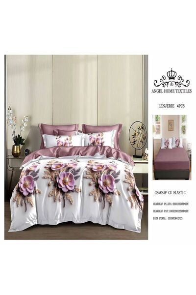 AngelsHome Lenjerie cearsaf cu elastic