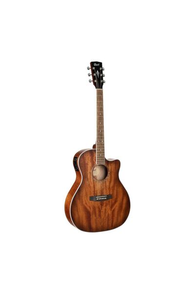 CORT GA-MEDX M OP Elektro Akustik Gitar, Grand Auditorium Kasa, Open Pore