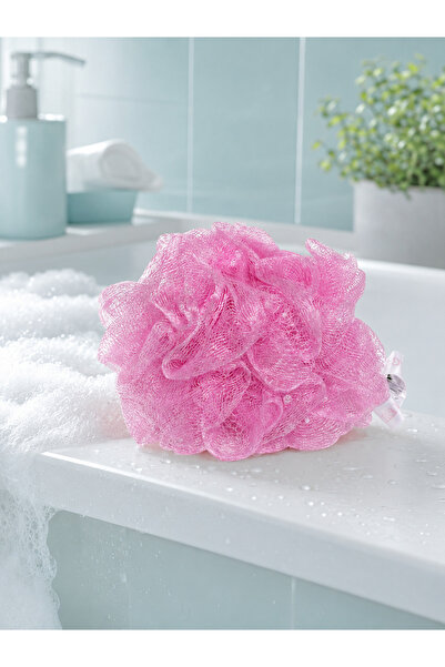 nnevora Banyo Lifi Ponpon Duş Lifi Köpürtücü Vücut Temizleme ve Peeling Lifi ...