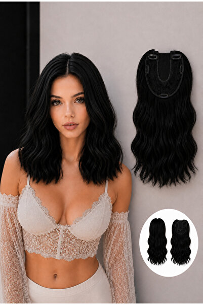 8 Kadına Dair Herşey Siyah Tül Tepelik Kısa Model