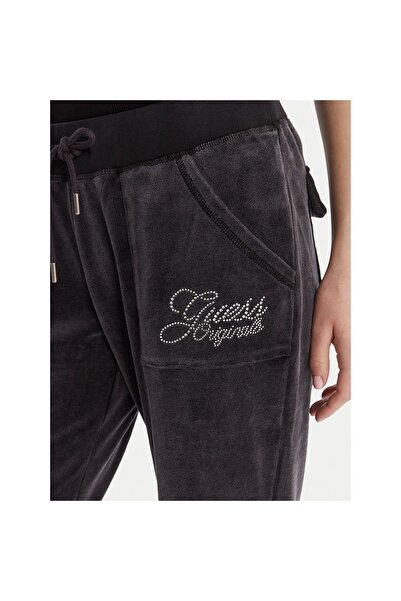 Guess Pantaloni de trening pentru femei W6RB32KCUF1 Bleumarin