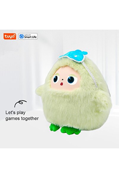 Choice Mint Green Yaya-AI Plush Robot w/Smart Voice&LED Eyes, Interactive Com...