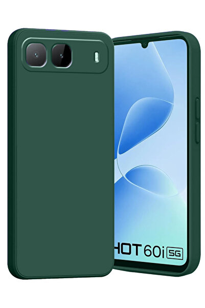 Nezih Case İnfinix Hot 60İ 5G Uyumlu Kamera Korumalı Lansman Kadife İç Yüzeyl...