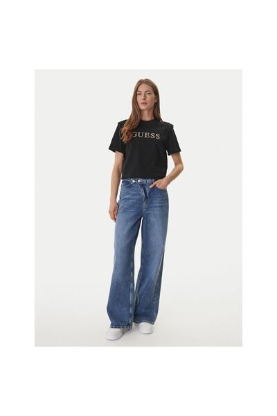 Guess Tricou de damă W6GI06K3018 Negru