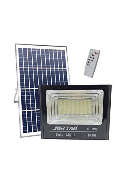 Jortan Ηλιακός Προβολέας LED 600W IP66 6500K με Τηλεχειριστήριο (JT-BJ600W-TZ)
