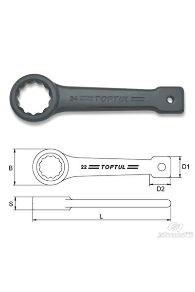 TOPTUL Impact ring wrench 45