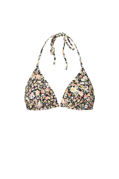 RVCA Top de bikini pentru femei 23O131503-MUL Multicolor