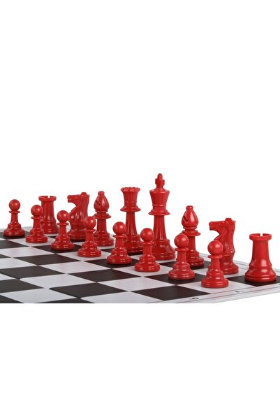 Sunrise Chess & Games Chess Pieces Red Chess Pieces No. 6