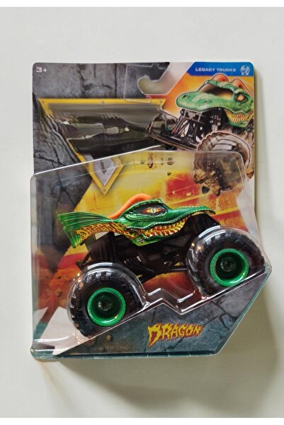 Sunman 1:64 Ölçek Monster Jam Oyuncak Araba DRAGON , Büyük Tekerlekli Canavar...