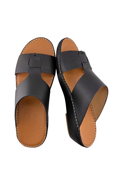 Cirino ( N-4100 ) Handmade Arabic Men's Slippers | Outdoor Arabic Sandals For...