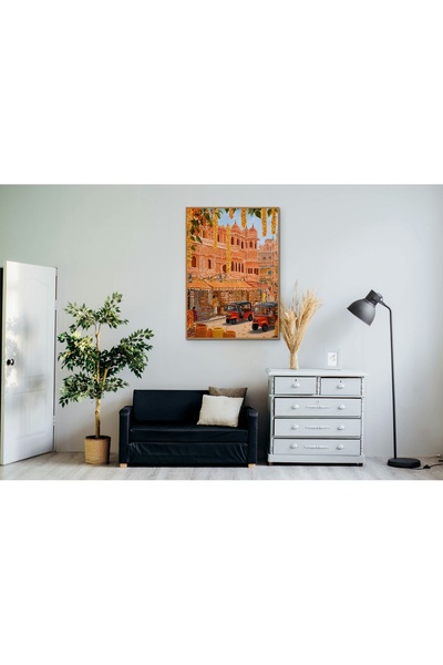 Modern Tasarim MDF Duvar Tablosu - TK0014 (50 x 70)