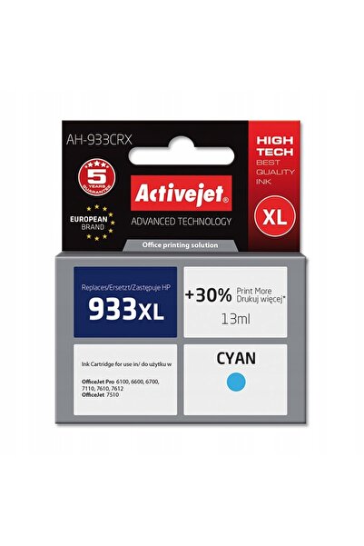 NO BRAND Cerneală ACTIVEJET pentru HP 933 XL CN054AE Albastru 13 ml