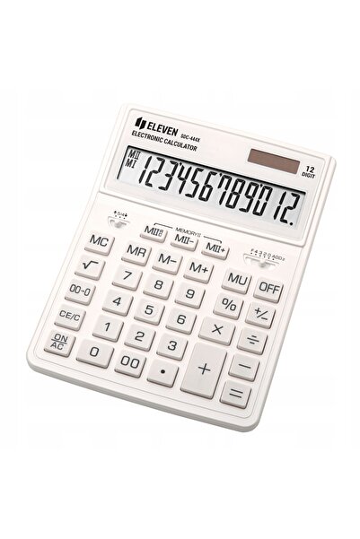 NO BRAND Calculator ELEVEN SDC-444XRWHE Alimentare cu baterie și energie sola...