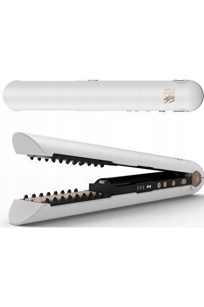 Skinvibes Placă de îndreptat părul SKINVIBE Luna Miniwireless SV-003WH Alb 21...