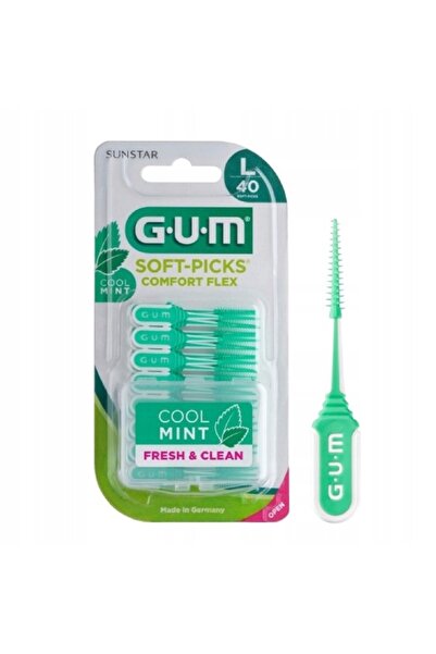 NO BRAND Periuțe interdentare SUNSTAR GUM Soft-Picks Comfort Flex Large (40 buc)
