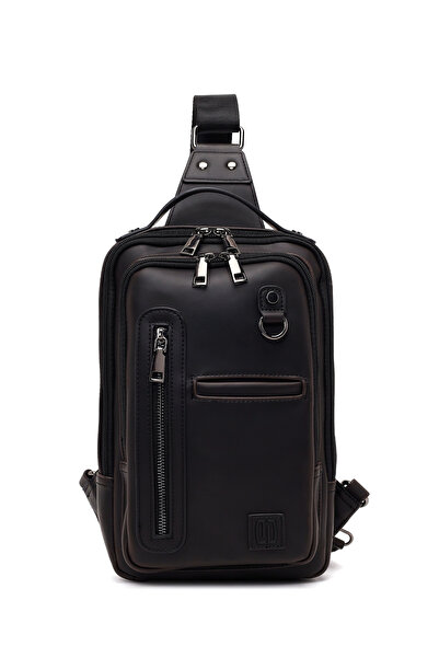 Derimod Men's Black Mini Crossbody Bag 26Sbd3018Pv
