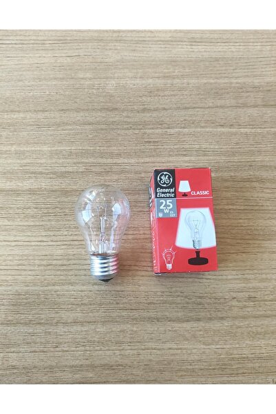 Genel Markalar GE Classic 25W E27 Duy Şeffaf Cam Akkor Klasik Ampul