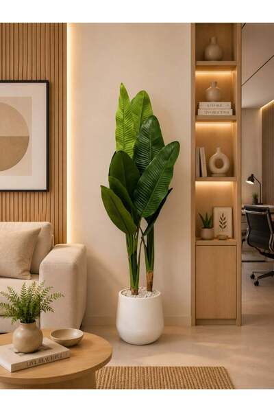BYT ALRWASM FOR TRADE Luxury Artificial Strelitzia Tree – 150 cm Height