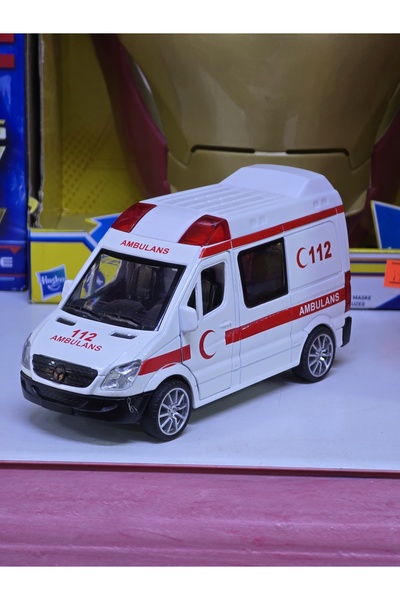 VARDEM OYUNCAK Çekbırak Işıklı Sesli 1:32 Ambulans,Polis