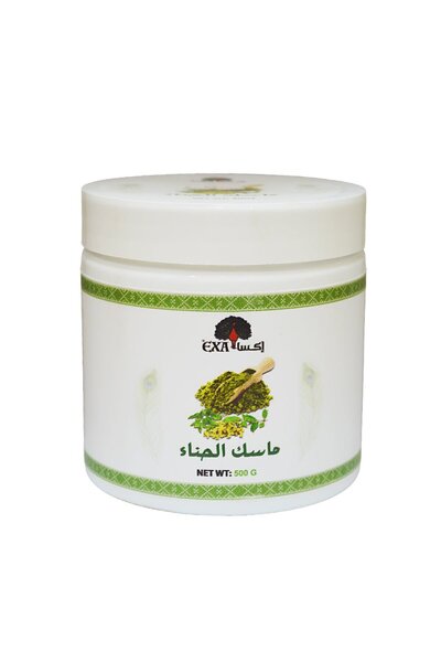 EXA ماسك الحناء الطبيعي للعناية بالشعر من إكسا (EXA) - عبوة 500 غرام لتغذية و...