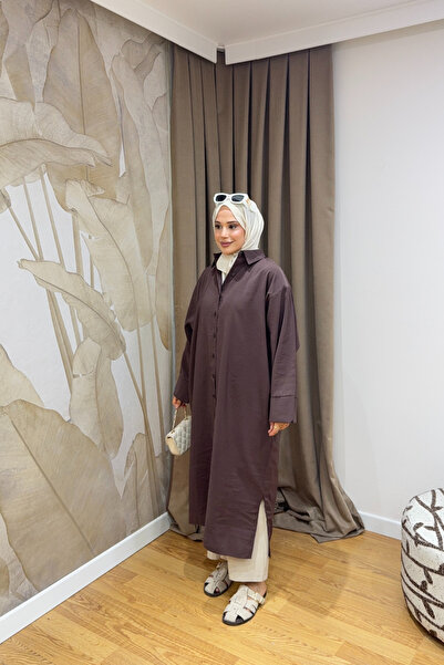 salisburys Molly Nelly Women's Modal Summer Long Tunic Overcoat Cap