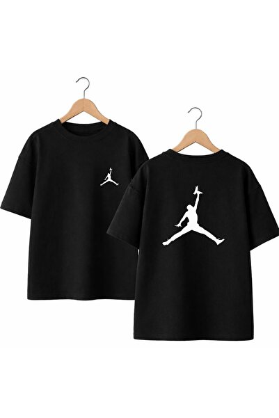 playwear Corduroy Back and Front Chest Printed 100% Cotton Oversize Loose Reg...