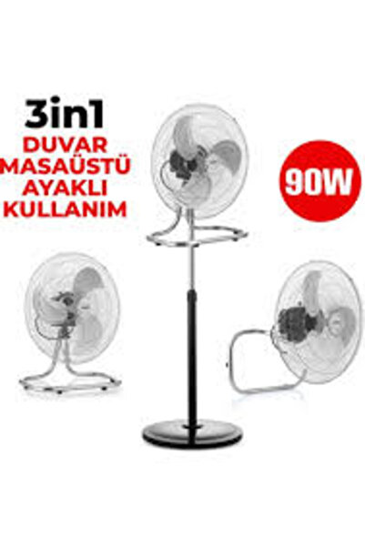 NO BRAND İnova Marsstar MS-18 Asil 18"5 Pervaneli 90 Watt Ayaklı Sanayi Tipi ...