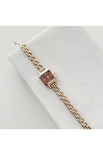 Vesce Atelier Celeste Gold Saat Bordo
