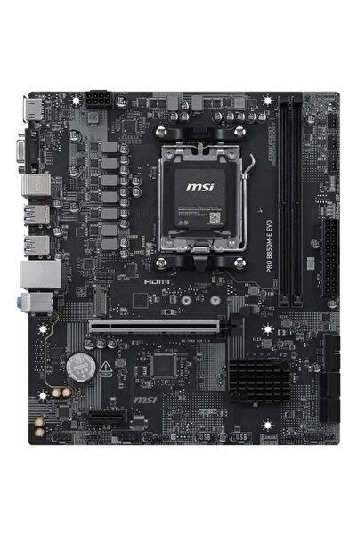 MSI PRO B850M-E EVO Motherboard, AMD B850, AM5, mATX