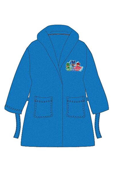 PJ Masks Halat de baie albastru 2-7 ani cu broderie aplicată 100% poliester