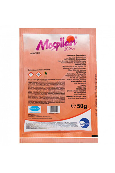 Summit Agro Mospilan 20 SG – Insecticid Sistemic si Translaminar – Cartof, Gr...
