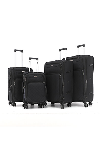 MELIFE 4 Piece Soft Luggage Set | 20", 24", 28", 32" | Lightweight Travel Tro...