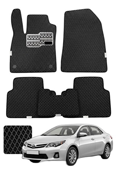 Evanotion Toyota Corolla 2013-2019 Araca Özel Premium Eva Oto Paspas Topuk Ko...