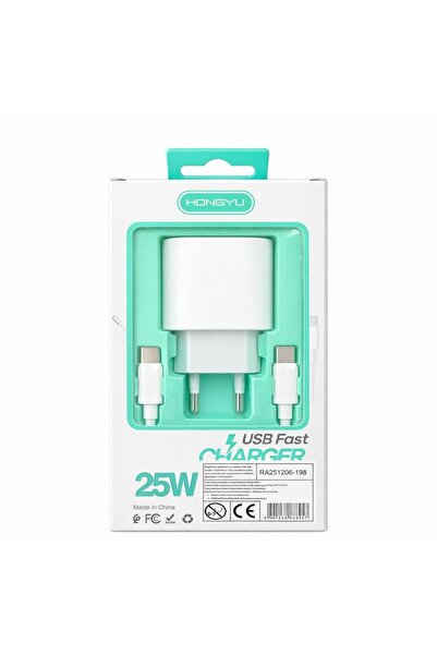 Hongyu Încărcător priză 25W Fast Charger cu cablu USB-C