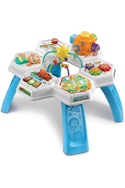 Generic طاولة أنشطة VTech Busy Bee 2 في 1 مع موسيقى وأداة فرز الأشكال ومناطق ...