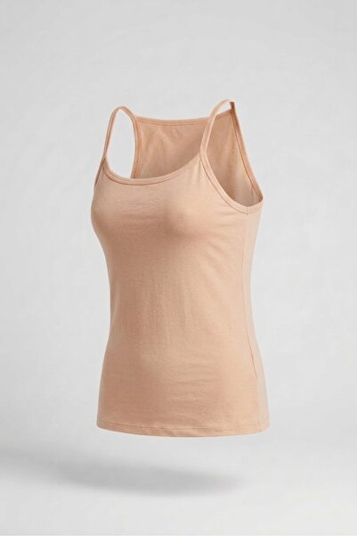 NACAR STORE Set de 5 pentru femei: 2 albe, 2 bej, 1 negru, maiouri subțiri din bumbac și lycra.