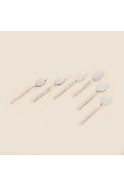 Lugga Nature 6-Pack Teaspoon - Platinum