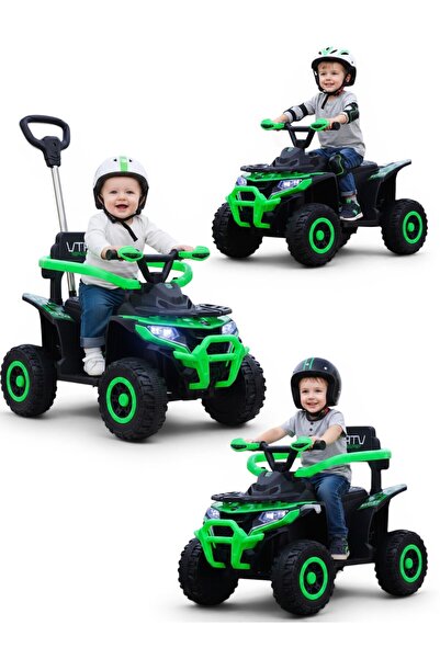 OEM ATV Electric pentru Copii cu Mâner de Împins, 35W 6V, Telecomandă, Lumini...