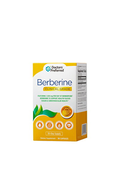 GNC Berberină 500mg (Berberină de uz clinic) Preferată de medici 90 capsule