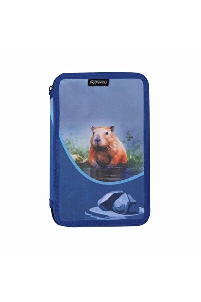 Herlitz Penar neechipat 2 fermoare, 20 x 13 x 4.5 cm, Capi