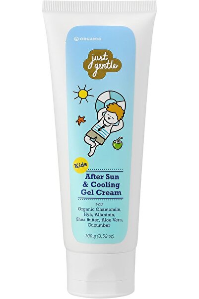 just gentle Kids After Sun & Cooling Gel Cream | 100 g | Instant Cooling & Hy...