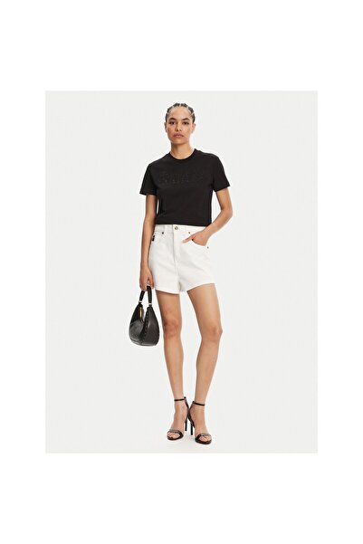 VERSACE JEANS COUTURE Γυναικείο T-Shirt 78HAHS04 CJ00S Μαύρο