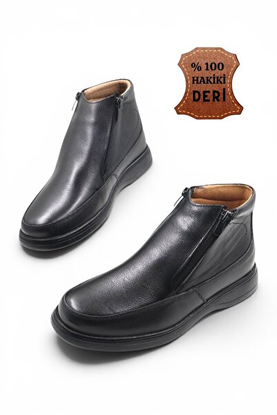 nazenintasarımlar Men's Genuine Leather Inside Warm Lining Comfortable Orthop...