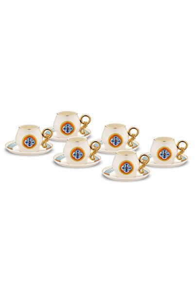 Jumbo Tide 6 Kişilik Kahve Fincan Takımı