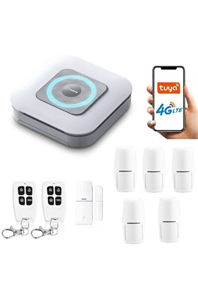 OnShop Alarma Wireless Sirena GSM, Functioneaza cu cartela SIM, Onshop, Tuya ...