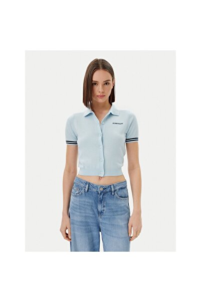 Guess Jeans Γυναικεία Ζακέτα W5GR03Z3HO2 Μπλε