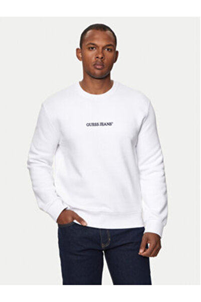 Guess Jeans Bluză bărbătească M4YQ19K9V31 Albă