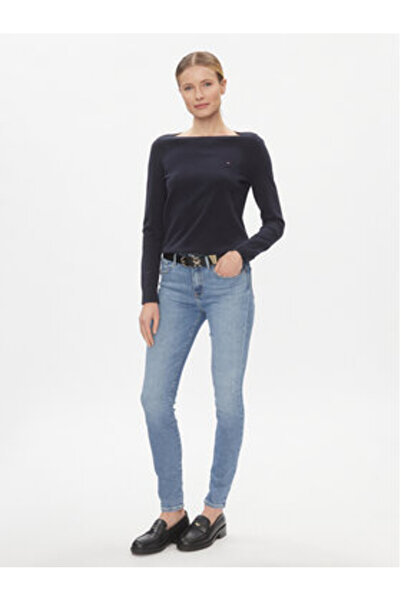 Tommy Hilfiger Γυναικείο Πουλόβερ WW0WW42050 Μπλε